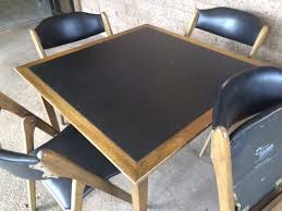 Check spelling or type a new query. Mid Century Modern Coronet Wonderfold Card Table With Four Folding Chairs Excellent Condition