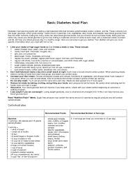 diabetes diet chart 6 free templates in pdf word excel