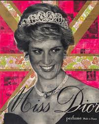 A beautiful pop art depiction of the amazing Princess Diana queen of our  hearts !! “Tears of Gold” is a 50x40 mixed media