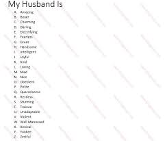 Fun Paper Game For Ladies My Husband Is Kitty Party Games Party Games For Ladies Games For Ladies