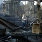 Firefighters step aside winds powered