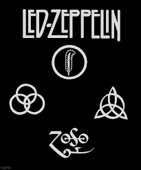 Each letter is a capitalized, serif font that is characterized by an elongated and slightly skewed look. Led Zeppelin Logo And Symbol Meaning History Png