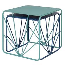 bouts de canape en metal recycle bicolore x2 jamy maisons du monde luminaire maison du monde canape en metal deco
