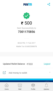 Now, it's the future and we have cash.the app. Paytm Screenshot 500