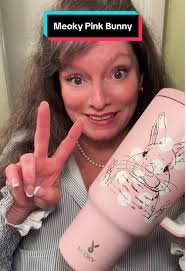 The Bunny's Stanley Cup That's Pink with A Sippy Straw