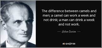 You are not my friend 3. Julian Tuwim Quote The Difference Between Camels And Men A Camel Can Work
