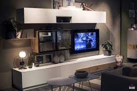 Your choice of reclaimed wood, brown panel, white or sand slate will bring your room to attention. Tastefully Space Savvy 25 Living Room Tv Units That Wow