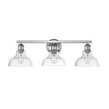 Place your order today to get free shipping! Golden Lighting Carver 3 Light Bathroom Vanity Light Chrome Rona