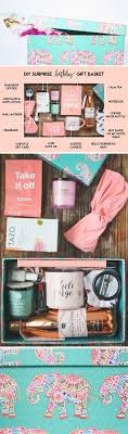 Gift For My Sister On Her Birthday Surprise Here S The Gift Basket I Gave My Sister For Her Birthday By Lilies And Loafers Sister Gifts Diy Birthday Gift Baskets Birthday Gifts For Sister