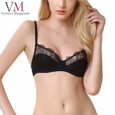 Victoria's Masquerade Sexy Lace Decorated Thin Cup Bra Sheer ...