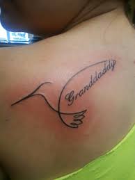 Simple Hummingbird Memorial Tattoo Tattoos Remembrance Tattoos Memorial Tattoo