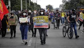 La vicepresidenta manifestó que ya hay muchos daños económicos por las movilizaciones. 8qnq83ca0euhqm