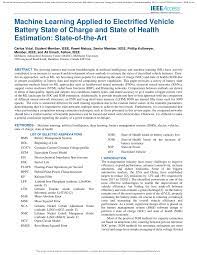 While i don't think too many of us need that kind of power on a model railroad the unit i. Pdf Machine Learning Applied To Electrified Vehicle Battery State Of Charge And State Of Health Estimation State Of The Art