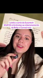 CARTA DA SUZANNAH PARA O JER E CONRAD: REAÇÃO