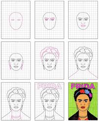 There are 1271 frida kahlo drawing for sale on etsy, and they cost $11.50 on average. How To Draw Frida Kahlo Art Projects For Kids Frida Kahlo Art Kids Art Projects Frida Kahlo Paintings