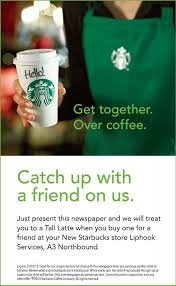 The closest thing starbucks comes to franchising is they partner with companies and give them a license to operate locations, for example in barnes & noble. Starbucks Http Www Pressmagmedia Com News Press Releases Press Mag Media Launch Campaign To Promote First Starbucks Store Launch Campaign Print Advertising