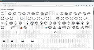 Emoji Lettertypen