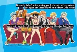 One Piece Confessions — Normally I don't mind seeing gender bender of any...