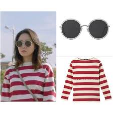 Gong Hyo Jin wore Gentle Monster sunglasses and Saint James Ouessant wide  border T-shirts in Jealousy Incarnate drama episode 11 Photo credit to  owner  #gonghyojin#fashion#kdrama#gentlemonstersunglasses#saintjames#fashionstyle#kdramafashion  ...