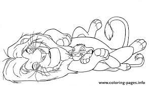 Kolorowanka krol lew do druku. Happy Mufasa E14501745387676da4 Coloring Pages Printable