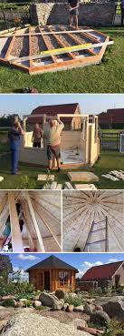 Gartenpavillon Hanna 14 1m Aufbau Im Natursteingarten Garten Pavillon Pavillon Fundament Gartenhaus