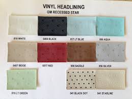 Products Color Charts Headliner Mart