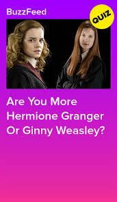 We are fans of the harry potter pairing of hermione granger and ginny weasley. Are You More Hermione Granger Or Ginny Weasley Ginny Weasley Hermione Granger Weasley