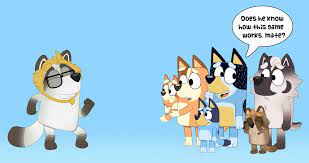 Bluey, bingo and all their family and friends are waiting to say hello! That Bluey Girl On Twitter Dududu Du Du Duududuudu Bluey Characters C Tanukidad Featuring The Cast Of Bluey
