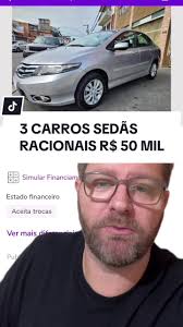 3 Carros Sedãs Racionais por até R$ 50 Mil