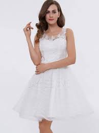 Simple Short A Line Knee Length Lace Cocktail Dress Cheapclothingcity Com Cocktail Dress Lace Homecoming Dresses Dresses
