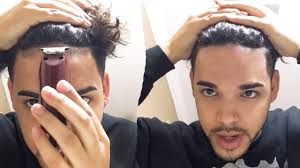 How To Fix Edge Up Your Own Hairline Without Barber Mixed Hair Thebrandonleecook Mixed Hair Mixed Curly Hair Hairline