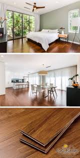 Beautiful Eco Friendly Bamboo Floors For A Florida Home Solid Bamboo Flooring That Looks Like Brown Hardwood Fl House Flooring Rustic Flooring Floor Design