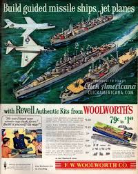 revell jet plane guided missile ship model kits from the 1950s plastic model kits cars plastic model kits model ships