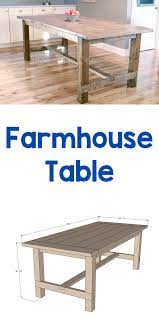 Farmhouse Table Updated Pocket Hole Plans Farmhouse Table Plans Build A Farmhouse Table Diy Farmhouse Table Plans