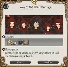 They have high damage output with. Way Of The Thaumaturge Final Fantasy Xiv A Realm Reborn Wiki Guide Ign
