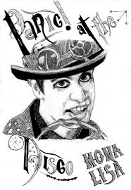 Panic At The Disco The Ballad Of Mona Lisa Panic At The Disco Art Drawing The Ballad Of Mona Lisa Panic At The Disco Poster Prints Disco Decorations