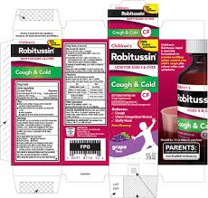 childrens robitussin cough and cold cf