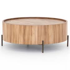 Lunas Natural Wood Drum Coffee Table 40 In 2020 Drum Coffee Table Coffee Table Coffee Tables For Sale