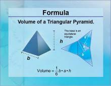 Formula to find the surface area of a triangular prism the surface area = 2 b + p h where, b is the area of the triangular base of prism p perimeter of the base and h the height of the prism a triangle is a polygon with three sides. Nys Geometry Media4math