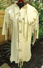 Sale 25 Off Regular Price Elk Hide Jacket Mens Native Etsy Native American Fashion Mountain Man Clothing Native American Clothing