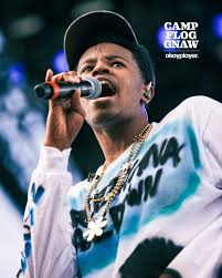 LaReezy brought Louisiana to LA 🌴 WELCOME to LAREEZYANA 😎 #campfloggnaw  #cfg (📸: @kaushik.jpeg)