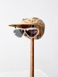 Vintage Visor Cap With Sunglasses Clearasite Kid S Hat Etsy Visor Cap Kids Hats Visor