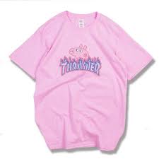 Peppa Pig Pink Thrasher Top Women S Fashion Clothes Tops On Carousell