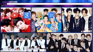 Vorallem suho (exo) und v ( bts) ^^ oder bei einer serie irgendwie . Bts Got7 Big Bang Svt Exo Theme Chrome Theme Themebeta