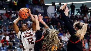 MiLaysia Fulwiley responds to tongue-lashing by coach and leads South  Carolina into the Elite Eight - ABC News