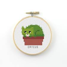 Science cross stitch modern cross stitch pdf instant download sarcastic quote cross stitch. Succulent And Cacti Cross Stitch Patterns