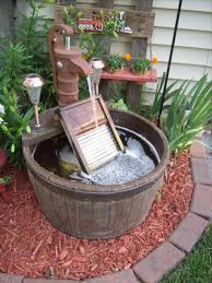 Pin By Kandis Peake On Garden Yard Water Fountains Outdoor Diy Water Fountain Water Features In The Garden