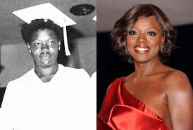 Viola Davis Central Falls High School Graduation In Central Falls Rhode Island 1983 And African American Actors Young Celebrities Celebrities Then And Now