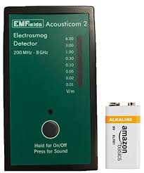To measure radio frequency fields. Emfields Acousticom 2 Pocket Sized Emf Meter With Bonus Battery And Case By Emfields Easy One Button Operation Widest Spectrum 0 2 8 0ghz Measure Peak Average Rf Exposure Built In Speaker Buy Online In El Salvador At