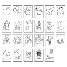 Abc coloring book provides animated, interactive, and enjoyable coloring pages for people to learn english. Abc Colouring Book With Stickers